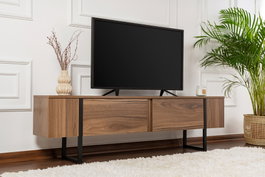 Hanah Home Soporte para TV Serenity - Nogal y Negro